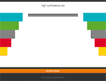 Tablet Screenshot of hgf-synthesizer.de